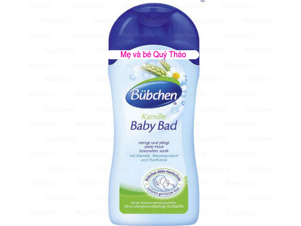 Sữa tắm cho bé sơ sinh Bubchen Baby Bad